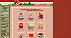 Desktop Screenshot of hungaro.de