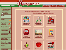 Tablet Screenshot of hungaro.de